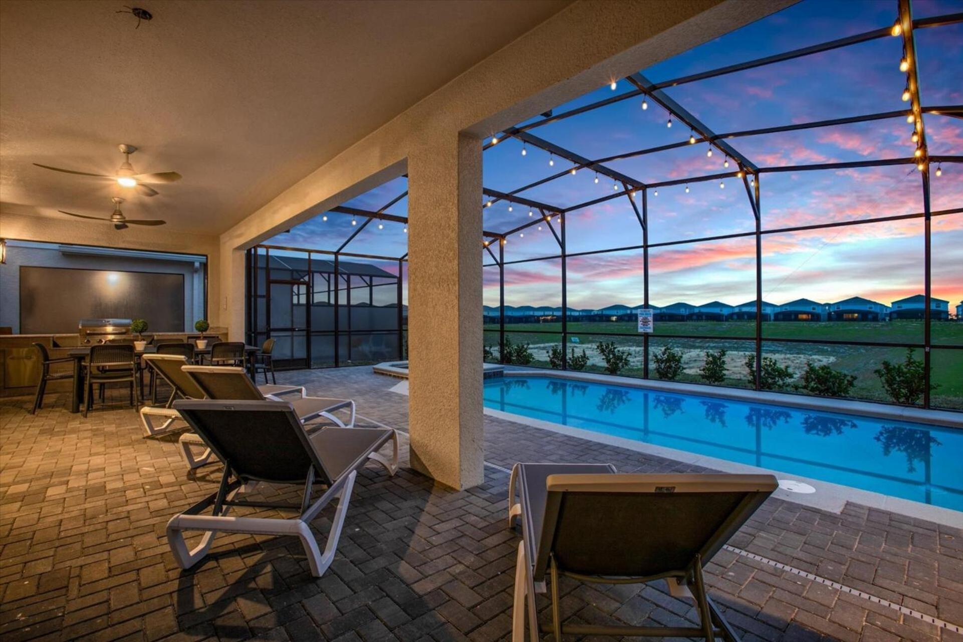 Orlando Villa 6463: Luxurious 10-Bedroom Retreat ダベンポート エクステリア 写真