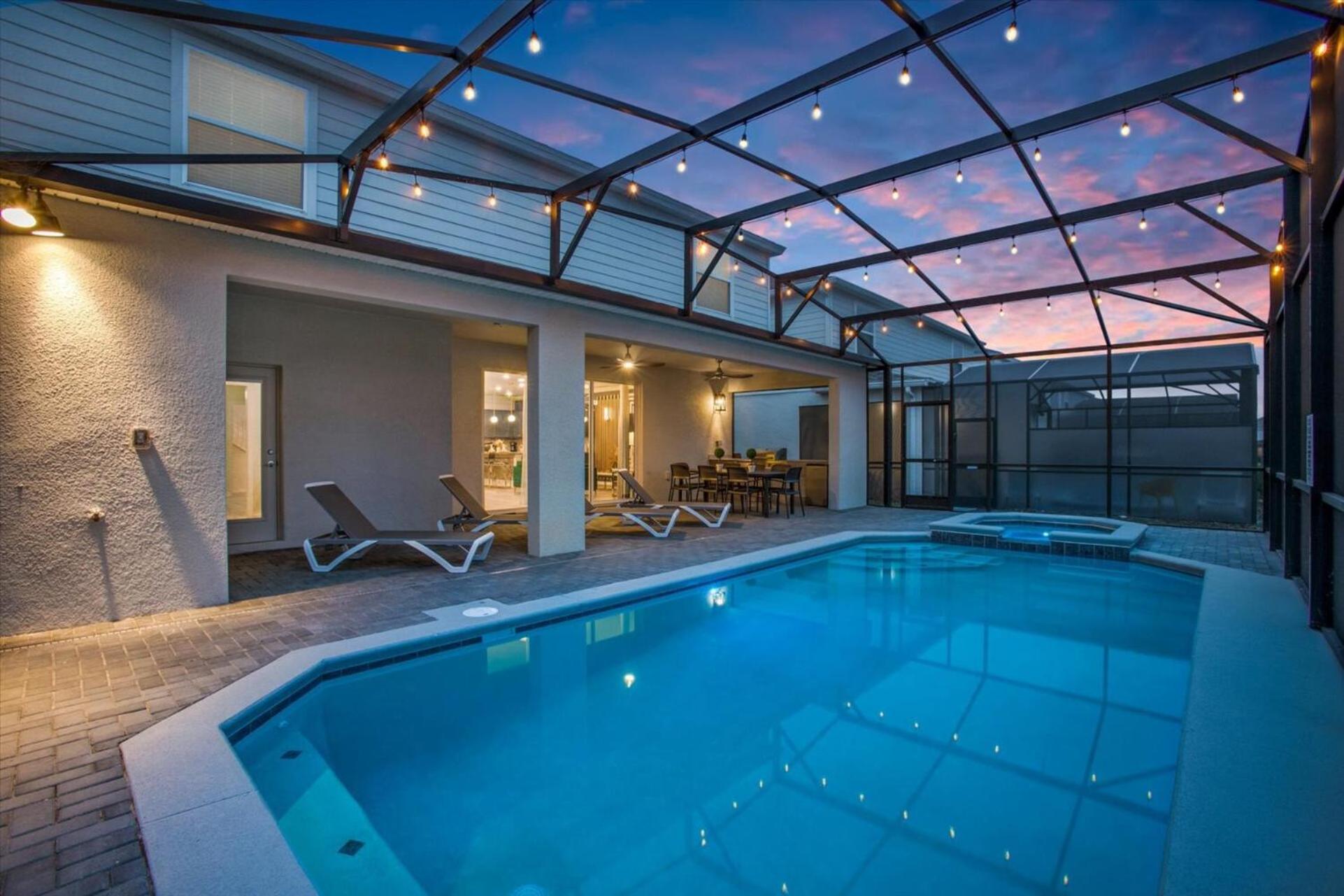 Orlando Villa 6463: Luxurious 10-Bedroom Retreat ダベンポート エクステリア 写真