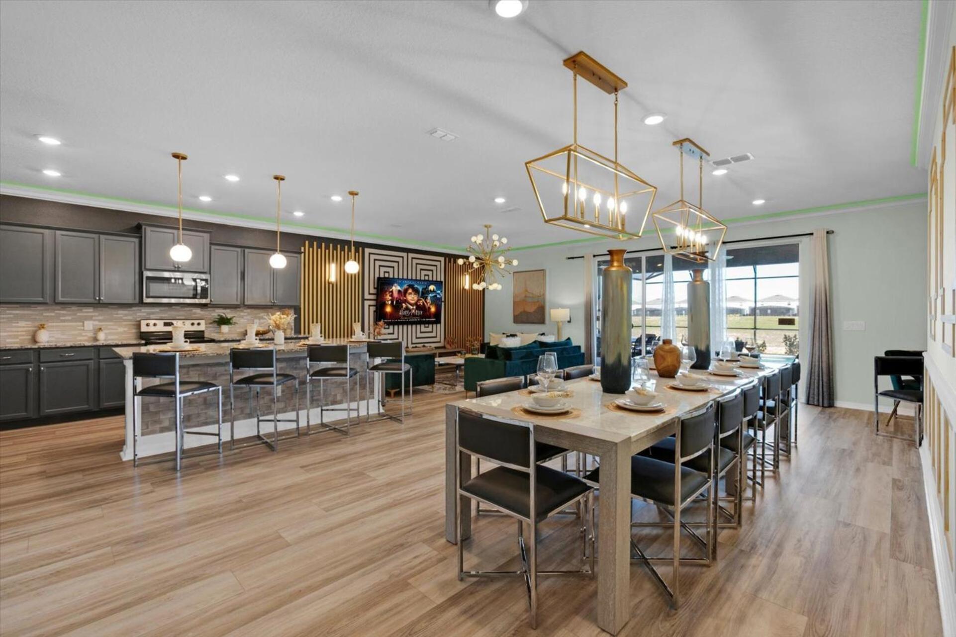Orlando Villa 6463: Luxurious 10-Bedroom Retreat ダベンポート エクステリア 写真