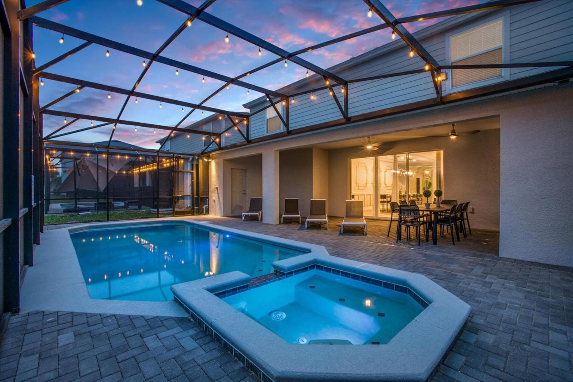 Orlando Villa 6463: Luxurious 10-Bedroom Retreat ダベンポート エクステリア 写真